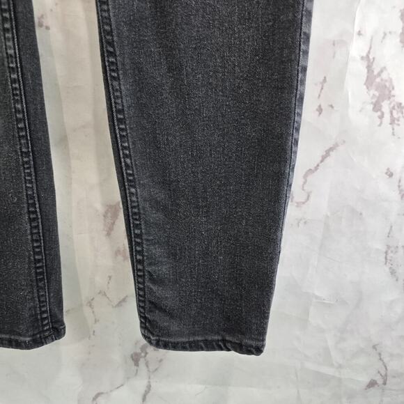 Silver Jeans Womens 14 X 29 Washed Black Denim Curvy High Rise Skinny - Picture 4 of 12